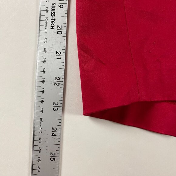 NWOT Talbots Shorts Women's Size 24W Red Plus Size Cotton Spandex Stretch - Picture 11 of 12